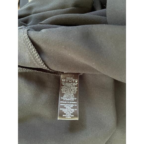 Express Black Lace Cut Out Maxi Dress Long Sleeve NWT - Picture 10 of 10